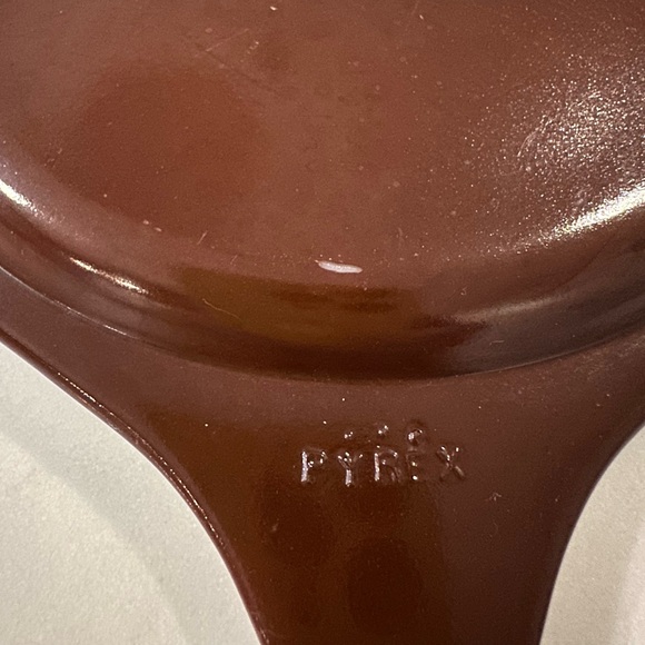 Brown PYREX lid for round dish - Picture 2 of 12